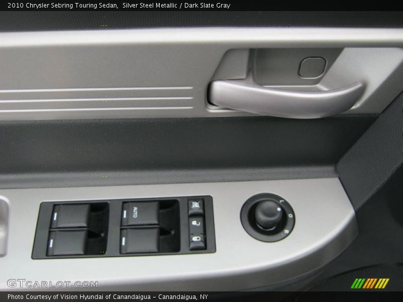 Silver Steel Metallic / Dark Slate Gray 2010 Chrysler Sebring Touring Sedan