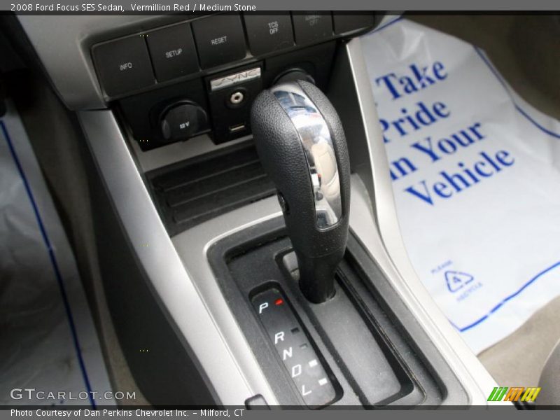 Vermillion Red / Medium Stone 2008 Ford Focus SES Sedan