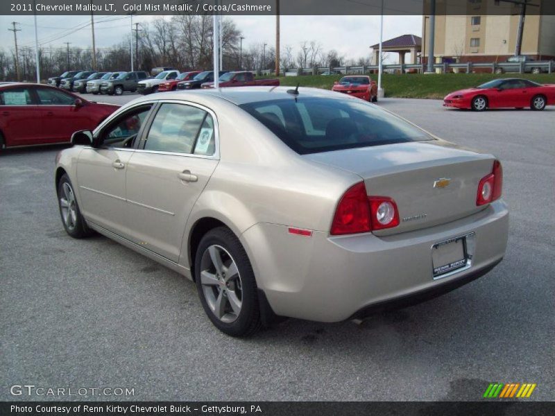 Gold Mist Metallic / Cocoa/Cashmere 2011 Chevrolet Malibu LT