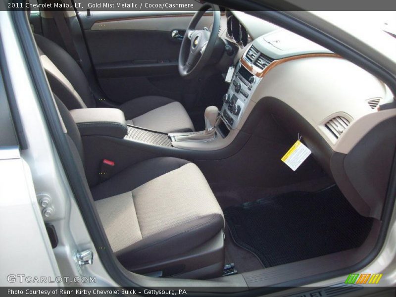 Gold Mist Metallic / Cocoa/Cashmere 2011 Chevrolet Malibu LT