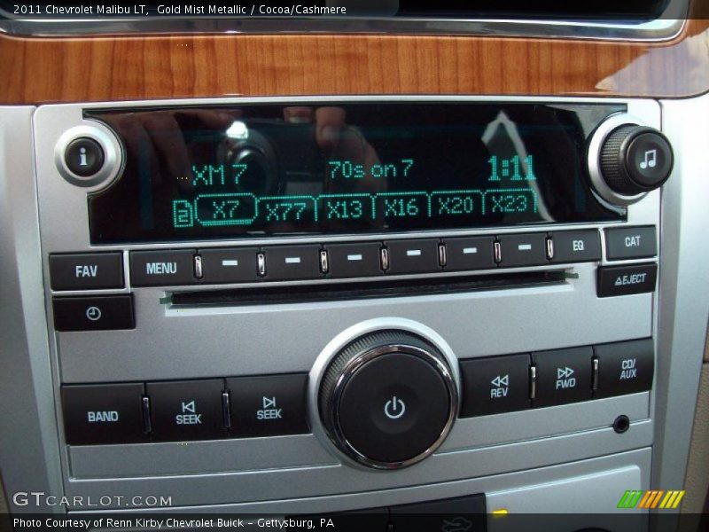 Gold Mist Metallic / Cocoa/Cashmere 2011 Chevrolet Malibu LT