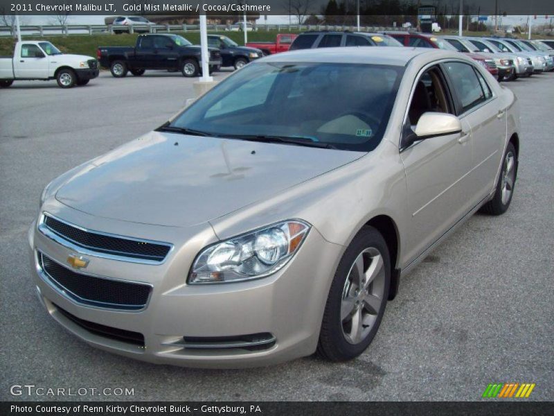 Gold Mist Metallic / Cocoa/Cashmere 2011 Chevrolet Malibu LT