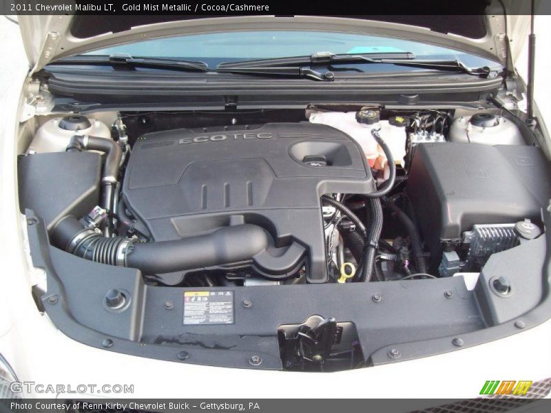 Gold Mist Metallic / Cocoa/Cashmere 2011 Chevrolet Malibu LT