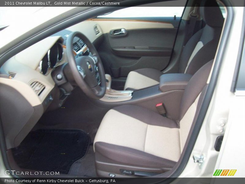 Gold Mist Metallic / Cocoa/Cashmere 2011 Chevrolet Malibu LT