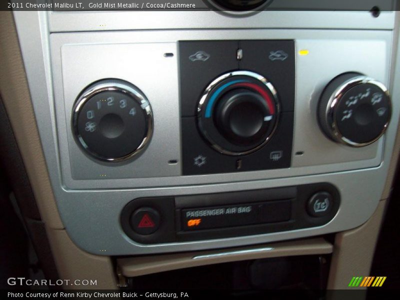 Gold Mist Metallic / Cocoa/Cashmere 2011 Chevrolet Malibu LT