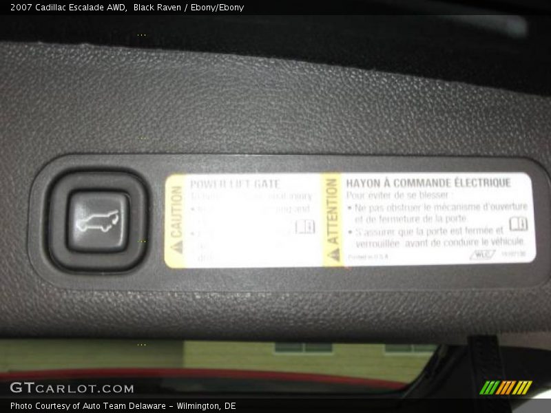 Black Raven / Ebony/Ebony 2007 Cadillac Escalade AWD