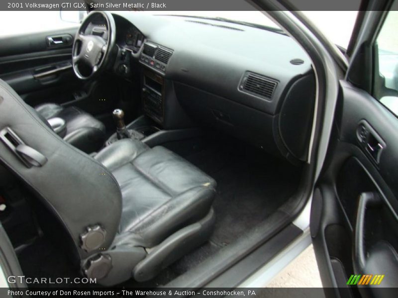 Satin Silver Metallic / Black 2001 Volkswagen GTI GLX