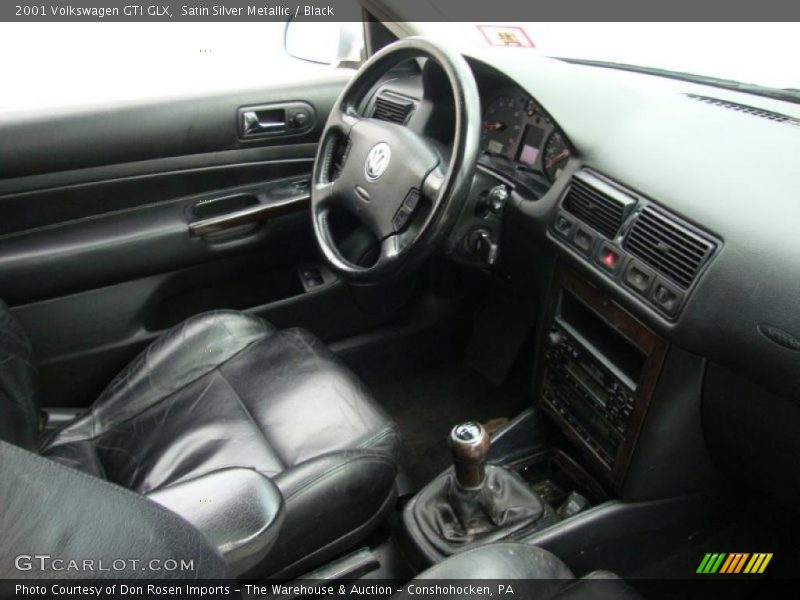 Satin Silver Metallic / Black 2001 Volkswagen GTI GLX