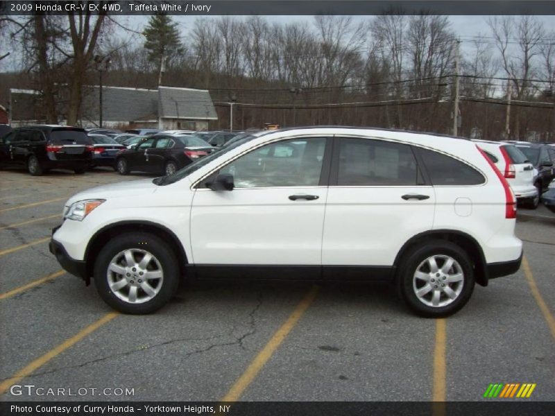 Taffeta White / Ivory 2009 Honda CR-V EX 4WD