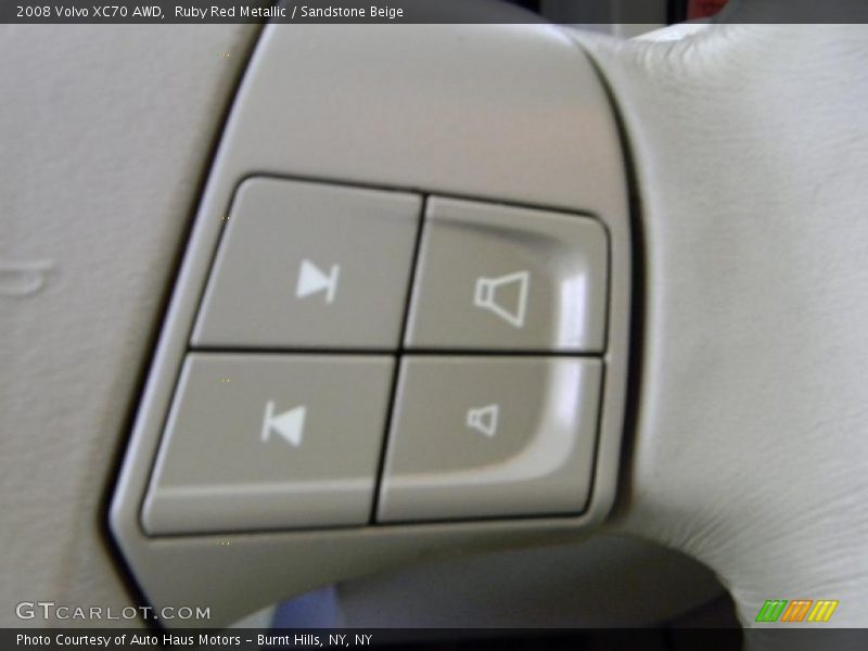 Ruby Red Metallic / Sandstone Beige 2008 Volvo XC70 AWD