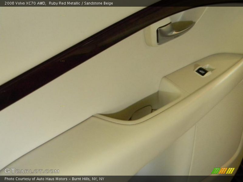 Ruby Red Metallic / Sandstone Beige 2008 Volvo XC70 AWD
