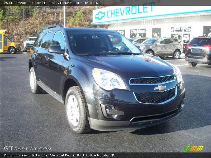 Black Granite Metallic / Jet Black 2011 Chevrolet Equinox LT