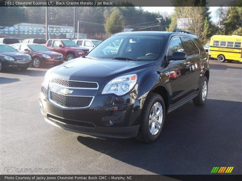 Black Granite Metallic / Jet Black 2011 Chevrolet Equinox LT