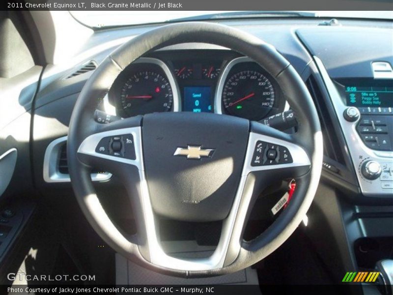 Black Granite Metallic / Jet Black 2011 Chevrolet Equinox LT
