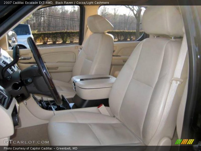 Black Raven / Cocoa/Light Cashmere 2007 Cadillac Escalade EXT AWD