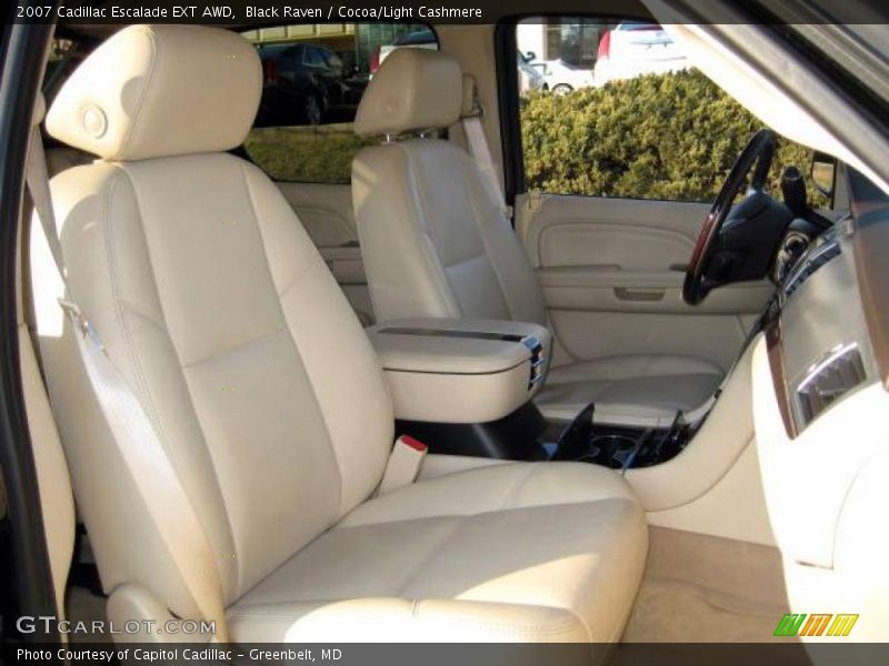 Black Raven / Cocoa/Light Cashmere 2007 Cadillac Escalade EXT AWD