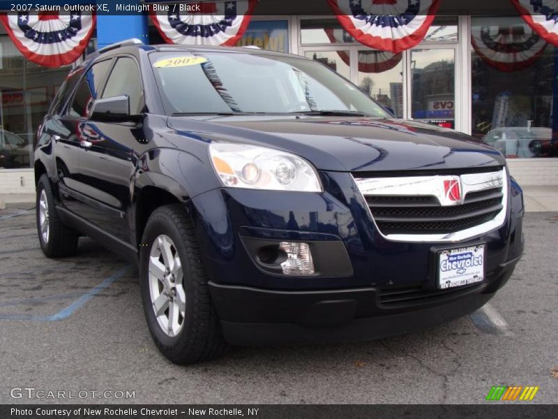Midnight Blue / Black 2007 Saturn Outlook XE