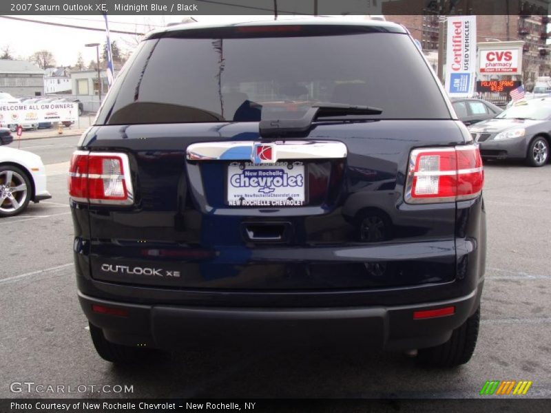 Midnight Blue / Black 2007 Saturn Outlook XE