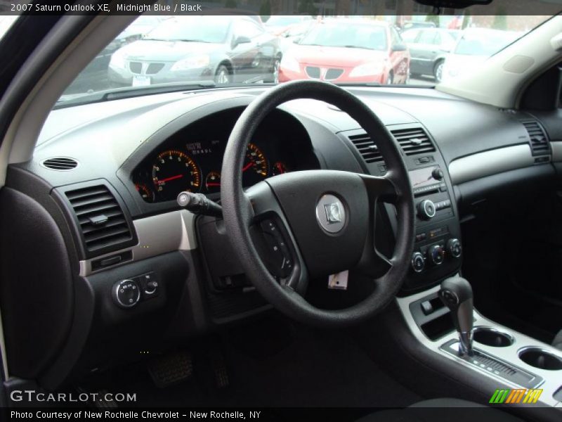 Midnight Blue / Black 2007 Saturn Outlook XE
