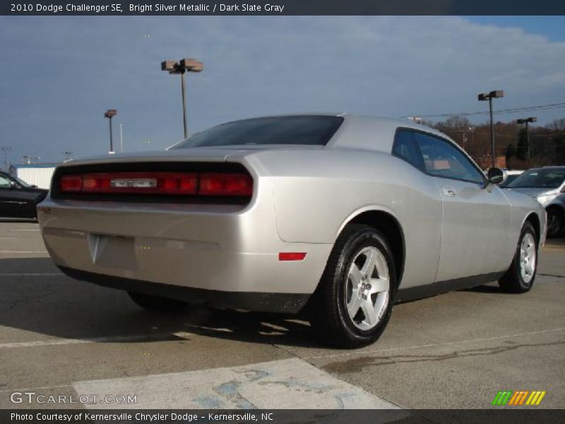 Bright Silver Metallic / Dark Slate Gray 2010 Dodge Challenger SE