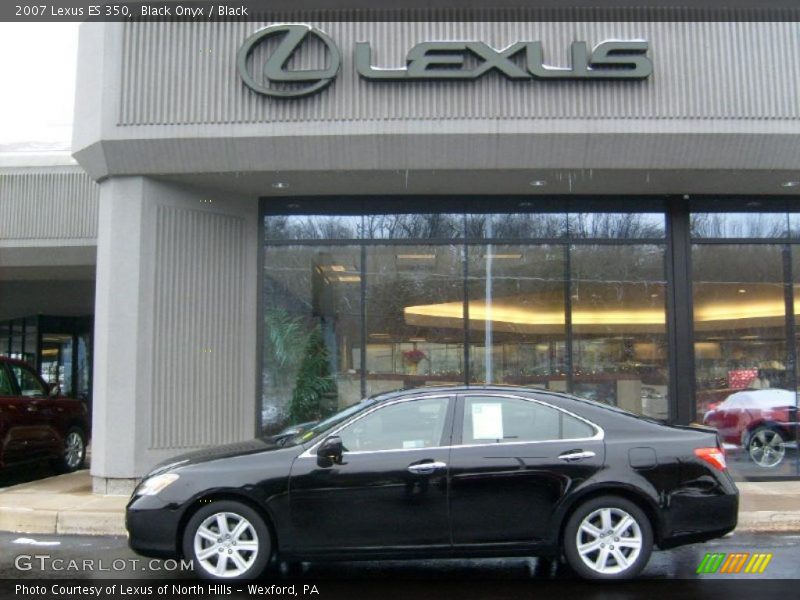 Black Onyx / Black 2007 Lexus ES 350
