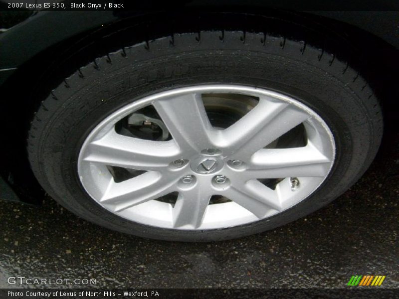 Black Onyx / Black 2007 Lexus ES 350