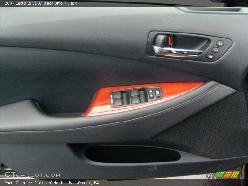 Black Onyx / Black 2007 Lexus ES 350