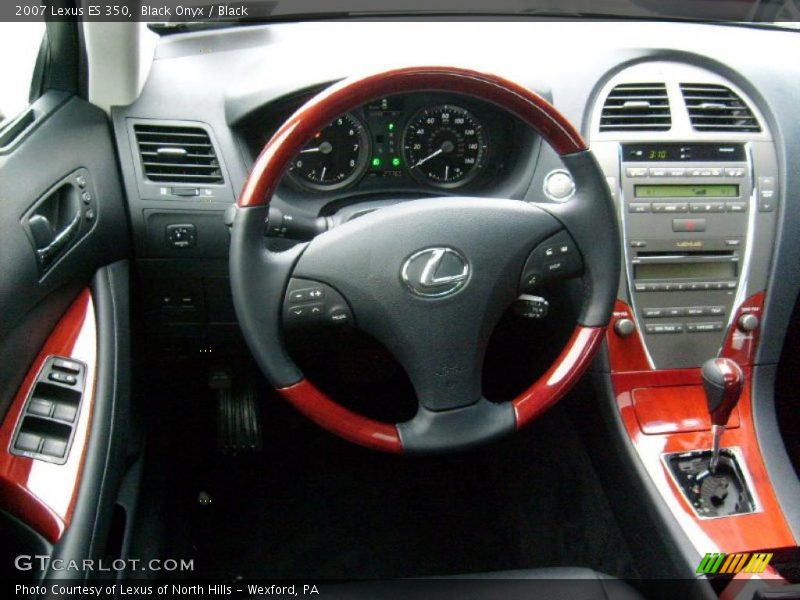 Black Onyx / Black 2007 Lexus ES 350