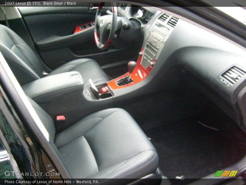 Black Onyx / Black 2007 Lexus ES 350