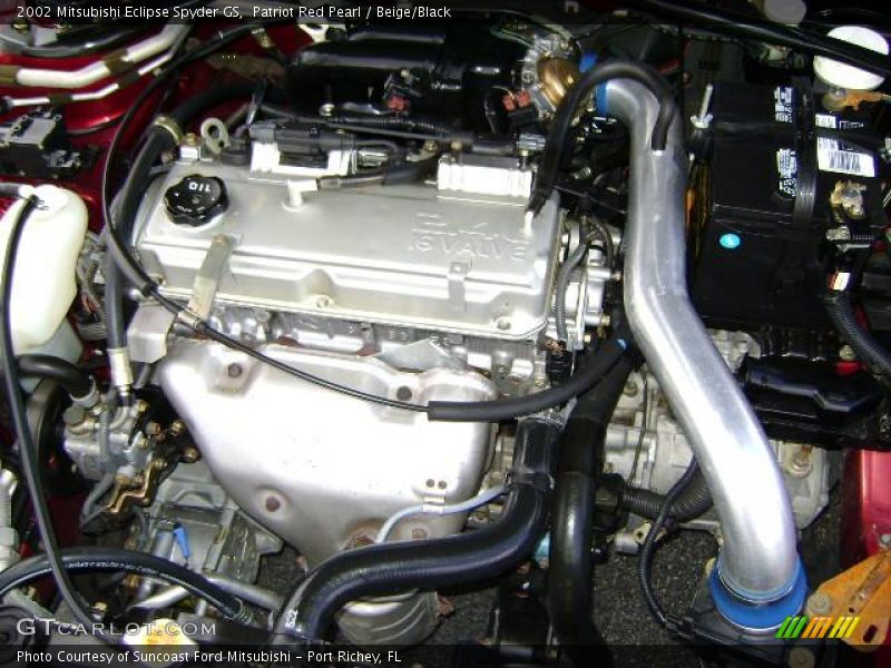 Patriot Red Pearl / Beige/Black 2002 Mitsubishi Eclipse Spyder GS