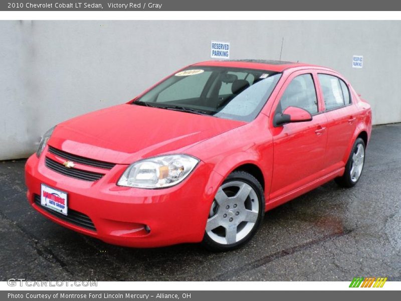 Victory Red / Gray 2010 Chevrolet Cobalt LT Sedan