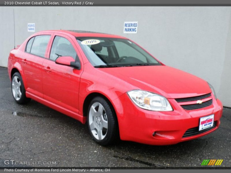 Victory Red / Gray 2010 Chevrolet Cobalt LT Sedan