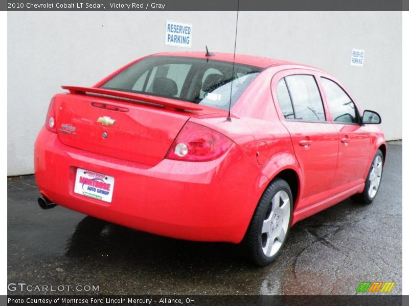 Victory Red / Gray 2010 Chevrolet Cobalt LT Sedan