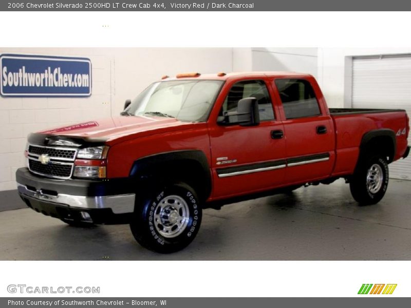 Victory Red / Dark Charcoal 2006 Chevrolet Silverado 2500HD LT Crew Cab 4x4
