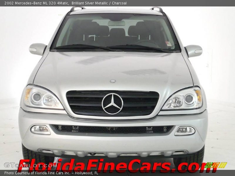 Brilliant Silver Metallic / Charcoal 2002 Mercedes-Benz ML 320 4Matic