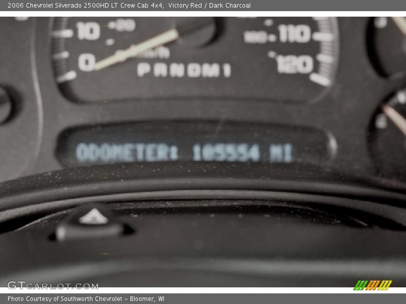 Victory Red / Dark Charcoal 2006 Chevrolet Silverado 2500HD LT Crew Cab 4x4