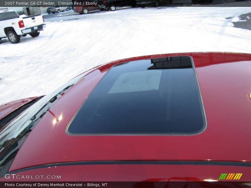 Crimson Red / Ebony 2007 Pontiac G6 GT Sedan