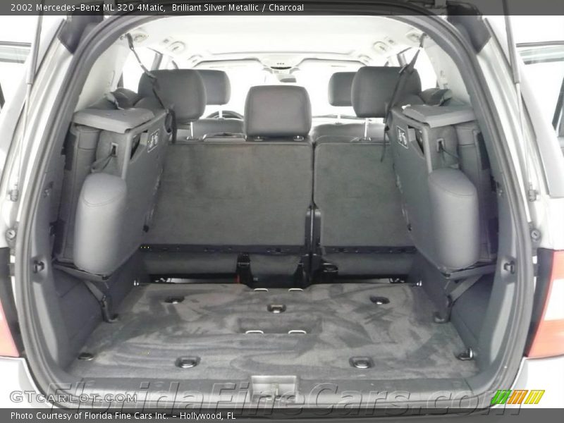 Brilliant Silver Metallic / Charcoal 2002 Mercedes-Benz ML 320 4Matic