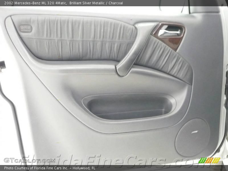 Brilliant Silver Metallic / Charcoal 2002 Mercedes-Benz ML 320 4Matic
