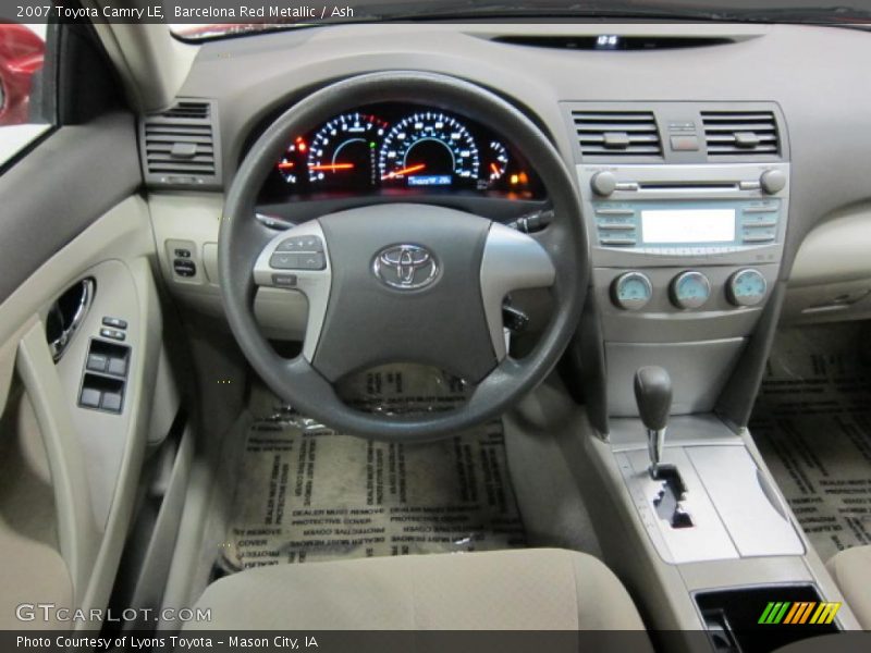 Barcelona Red Metallic / Ash 2007 Toyota Camry LE
