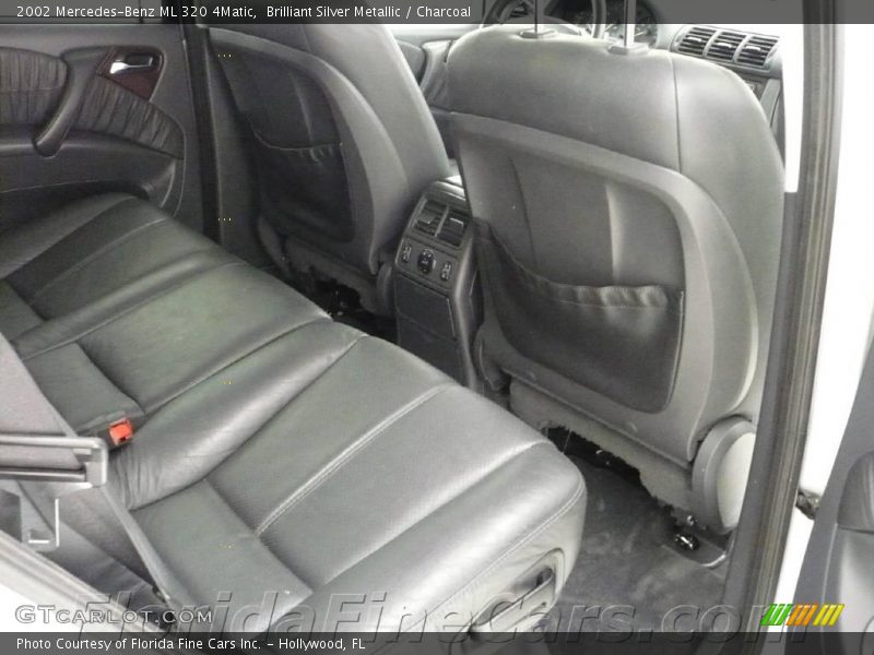 Brilliant Silver Metallic / Charcoal 2002 Mercedes-Benz ML 320 4Matic