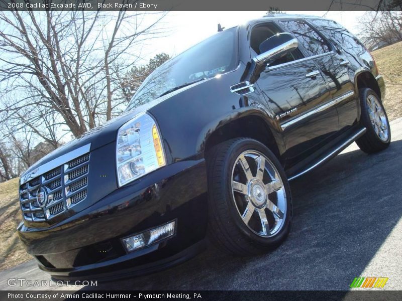 Black Raven / Ebony 2008 Cadillac Escalade AWD
