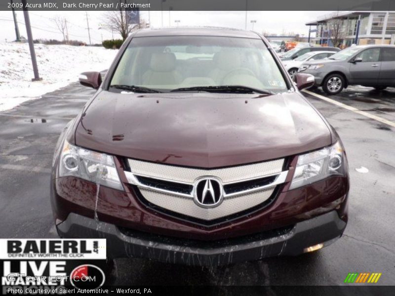 Dark Cherry Pearl / Parchment 2009 Acura MDX