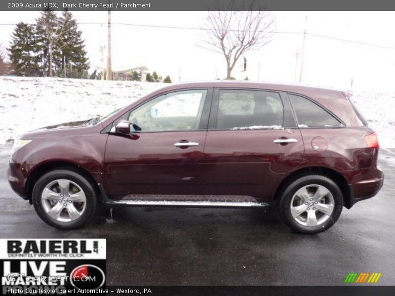 Dark Cherry Pearl / Parchment 2009 Acura MDX