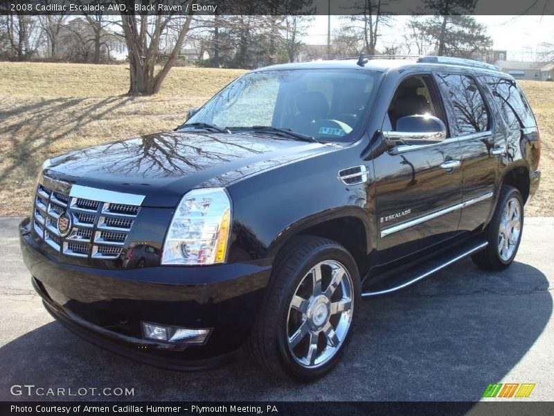 Black Raven / Ebony 2008 Cadillac Escalade AWD