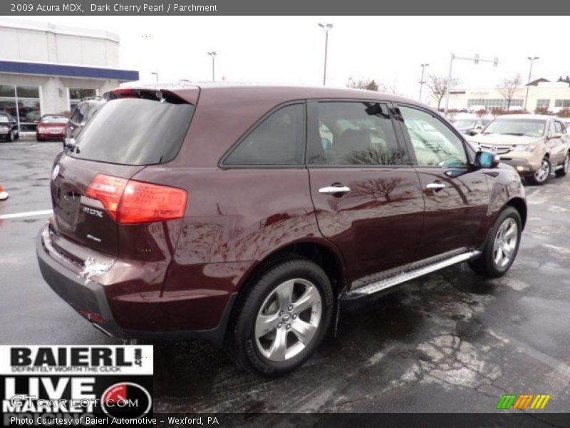 Dark Cherry Pearl / Parchment 2009 Acura MDX