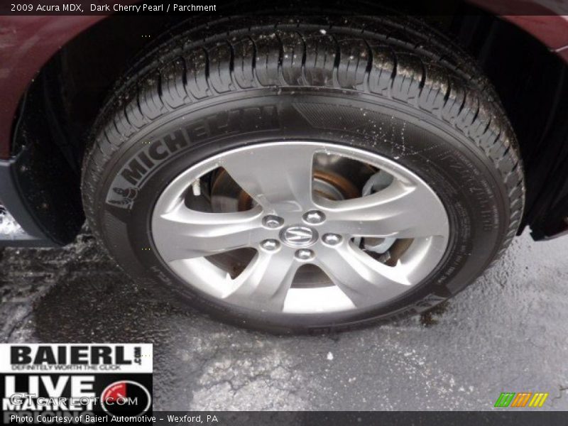 Dark Cherry Pearl / Parchment 2009 Acura MDX