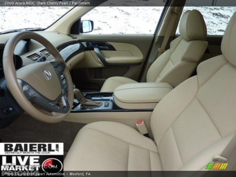 Dark Cherry Pearl / Parchment 2009 Acura MDX