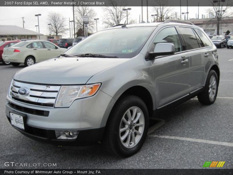 Pewter Metallic / Charcoal Black 2007 Ford Edge SEL AWD