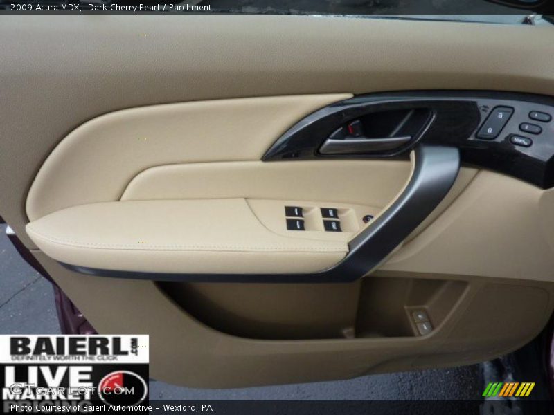 Dark Cherry Pearl / Parchment 2009 Acura MDX